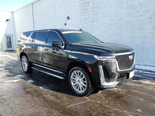 used 2024 Cadillac Escalade ESV car, priced at $92,195