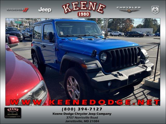 used 2021 Jeep Wrangler car, priced at $28,971