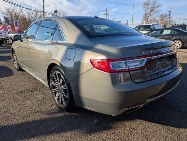 used 2017 Lincoln Continental car, priced at $15,950