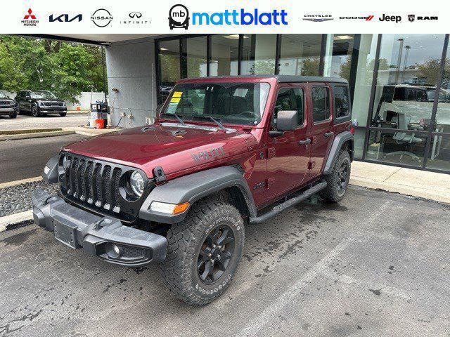 used 2021 Jeep Wrangler car, priced at $33,436