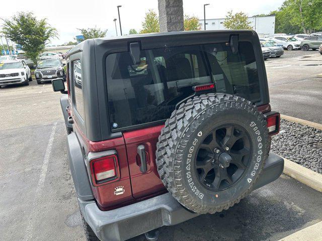 used 2021 Jeep Wrangler car, priced at $33,436