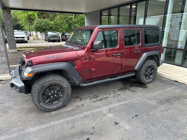 used 2021 Jeep Wrangler car, priced at $33,436