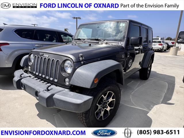 used 2016 Jeep Wrangler Unlimited car, priced at $20,251