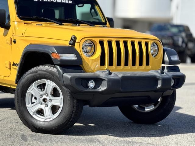 used 2021 Jeep Wrangler car, priced at $22,991