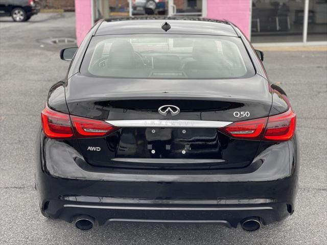 used 2018 INFINITI Q50 car, priced at $22,000