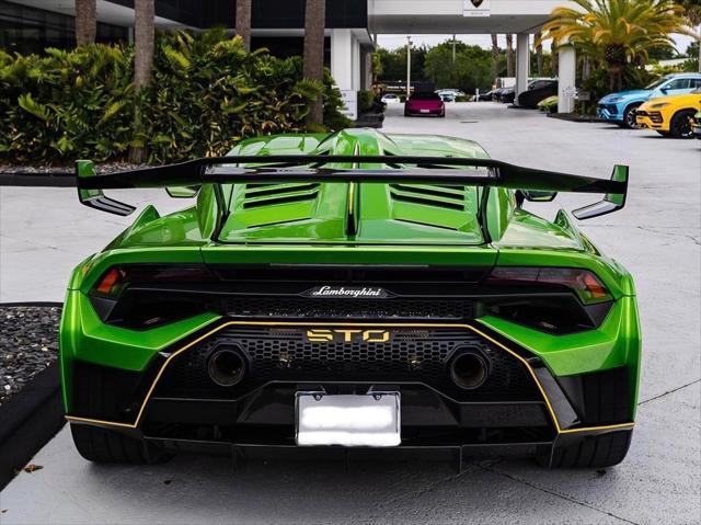 used 2021 Lamborghini Huracan STO car, priced at $390,000