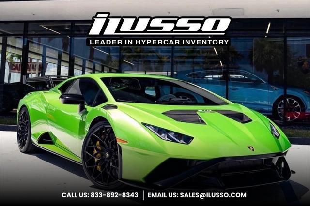 used 2021 Lamborghini Huracan STO car, priced at $390,000