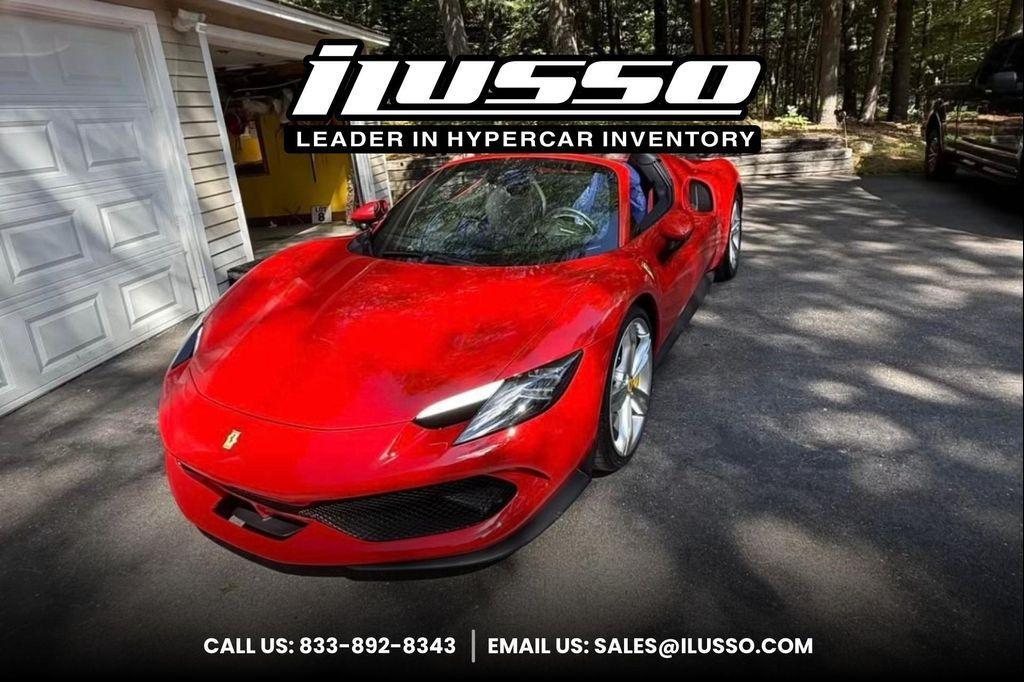 used 2025 Ferrari 296 GTS car, priced at $419,900