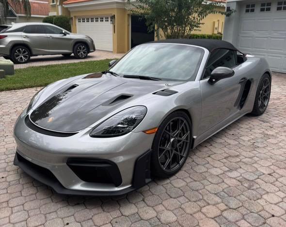 used 2024 Porsche 718 Spyder car, priced at $262,900