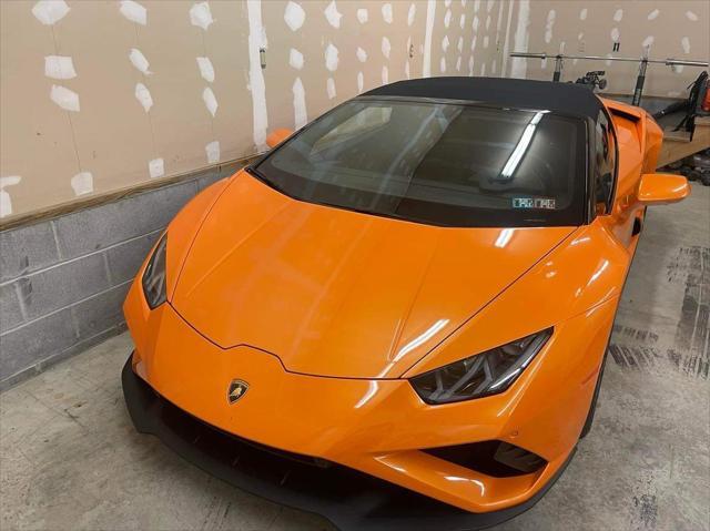 used 2021 Lamborghini Huracan EVO car, priced at $324,500