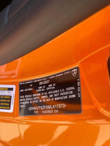 used 2021 Lamborghini Huracan EVO car, priced at $324,500