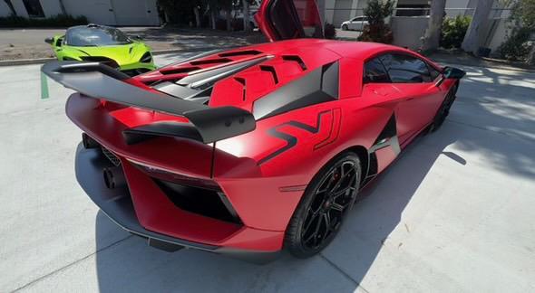 used 2019 Lamborghini Aventador SVJ car, priced at $799,900