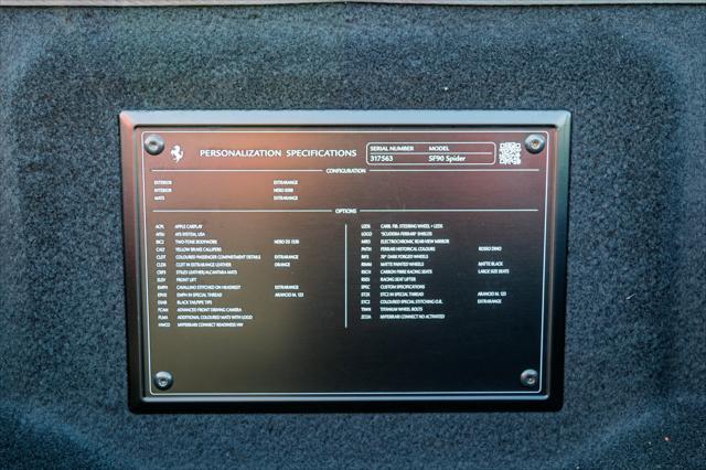 used 2025 Ferrari SF90 Spider car, priced at $645,000