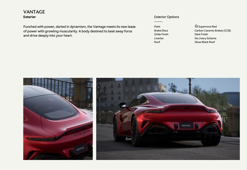 used 2025 Aston Martin Vantage car, priced at $239,999