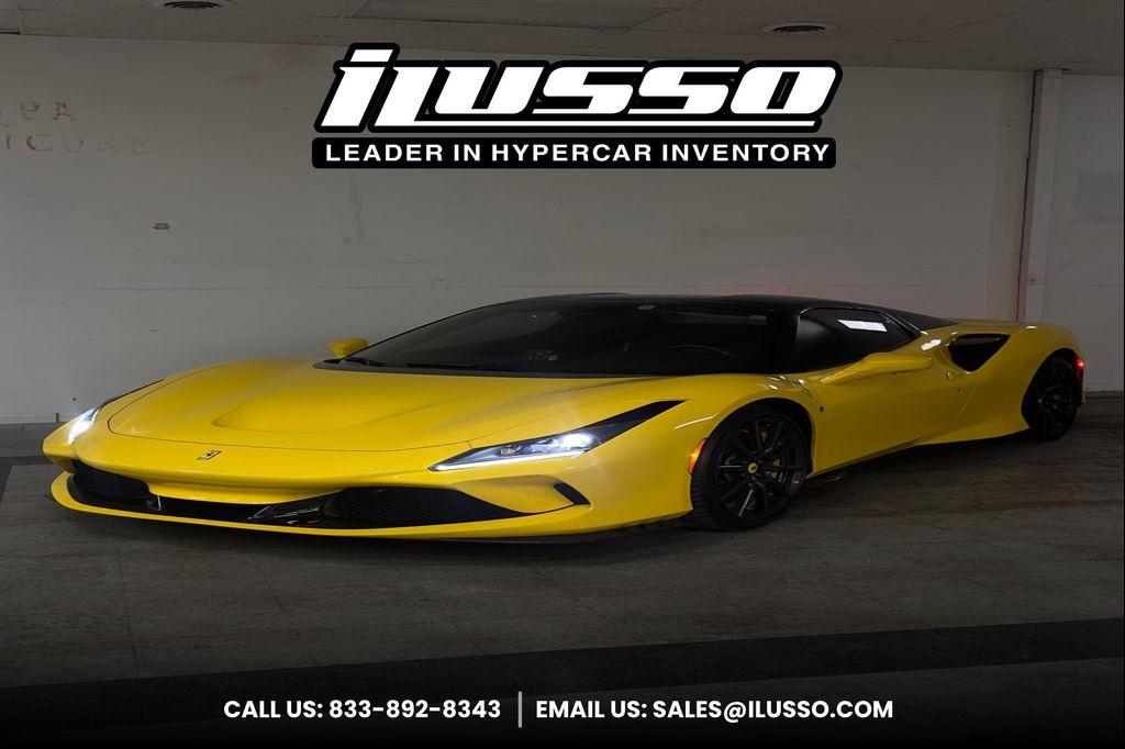used 2021 Ferrari F8 Spider car, priced at $409,000