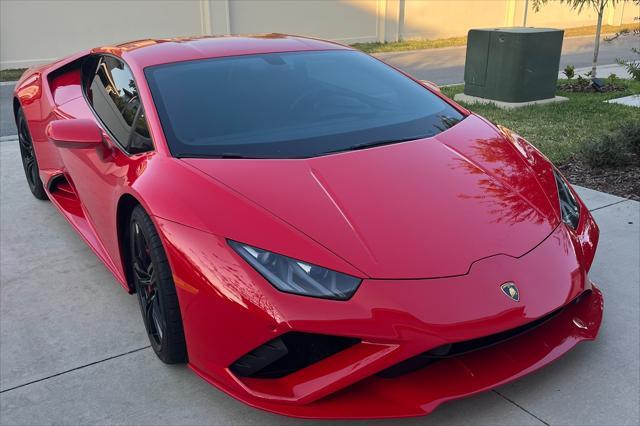 used 2021 Lamborghini Huracan EVO car, priced at $279,990