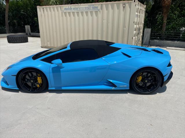 used 2022 Lamborghini Huracan EVO car, priced at $299,000