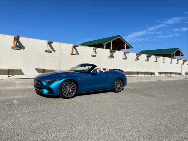 used 2022 Mercedes-Benz AMG SL 55 car, priced at $125,980