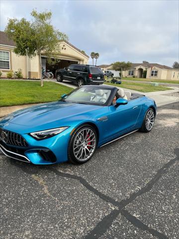 used 2022 Mercedes-Benz AMG SL 55 car, priced at $125,980