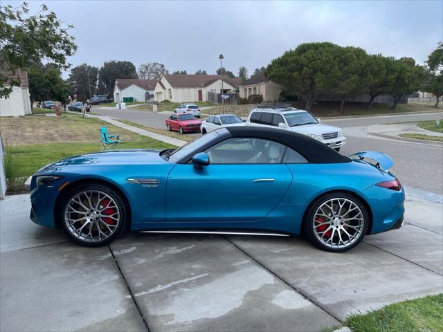 used 2022 Mercedes-Benz AMG SL 55 car, priced at $125,980