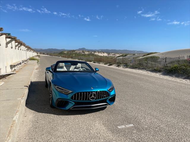 used 2022 Mercedes-Benz AMG SL 55 car, priced at $125,980