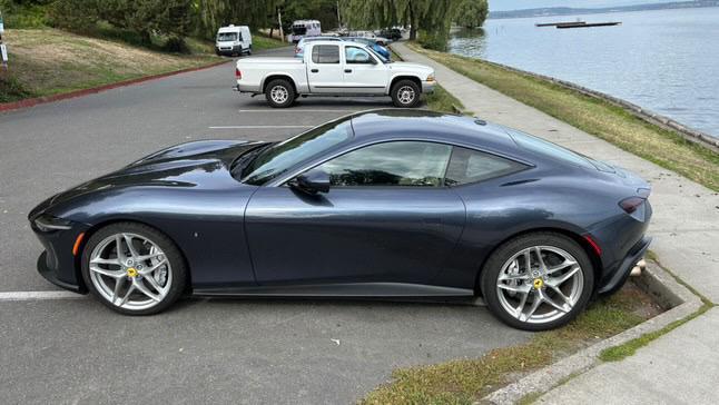 used 2022 Ferrari Roma car, priced at $239,000