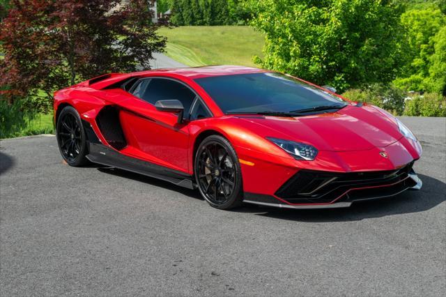 used 2022 Lamborghini Aventador SVJ car, priced at $749,000