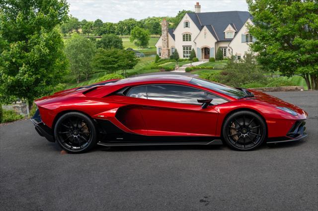 used 2022 Lamborghini Aventador SVJ car, priced at $749,000