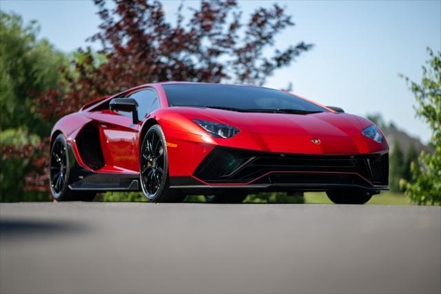 used 2022 Lamborghini Aventador SVJ car, priced at $749,000