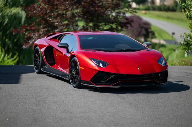 used 2022 Lamborghini Aventador SVJ car, priced at $749,000