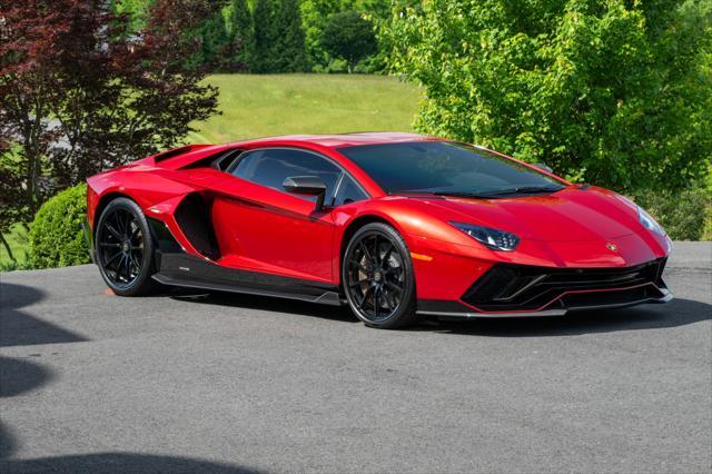 used 2022 Lamborghini Aventador SVJ car, priced at $749,000