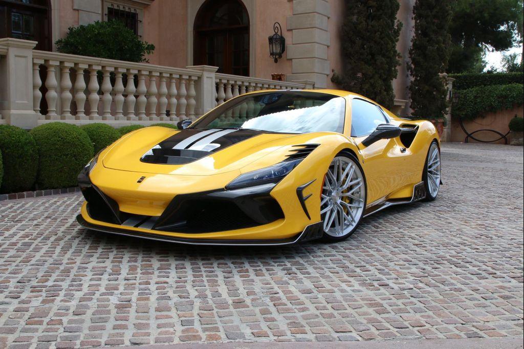 used 2021 Ferrari F8 Spider car, priced at $525,000