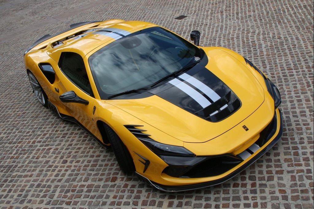 used 2021 Ferrari F8 Spider car, priced at $525,000