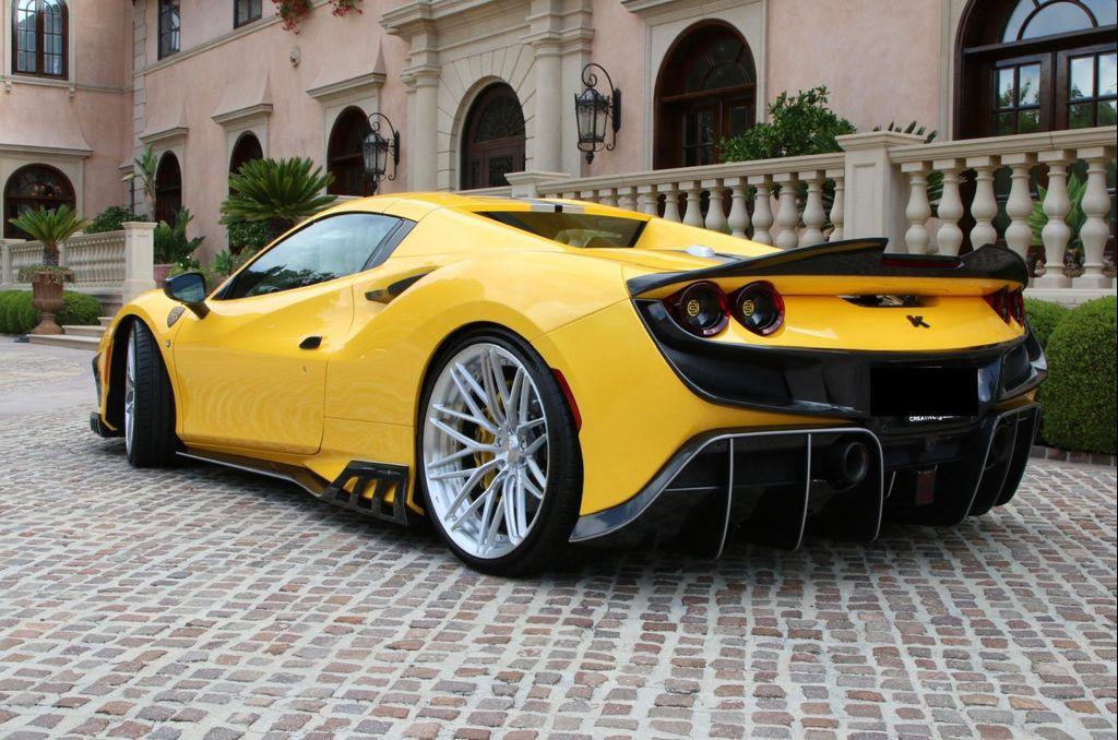 used 2021 Ferrari F8 Spider car, priced at $525,000