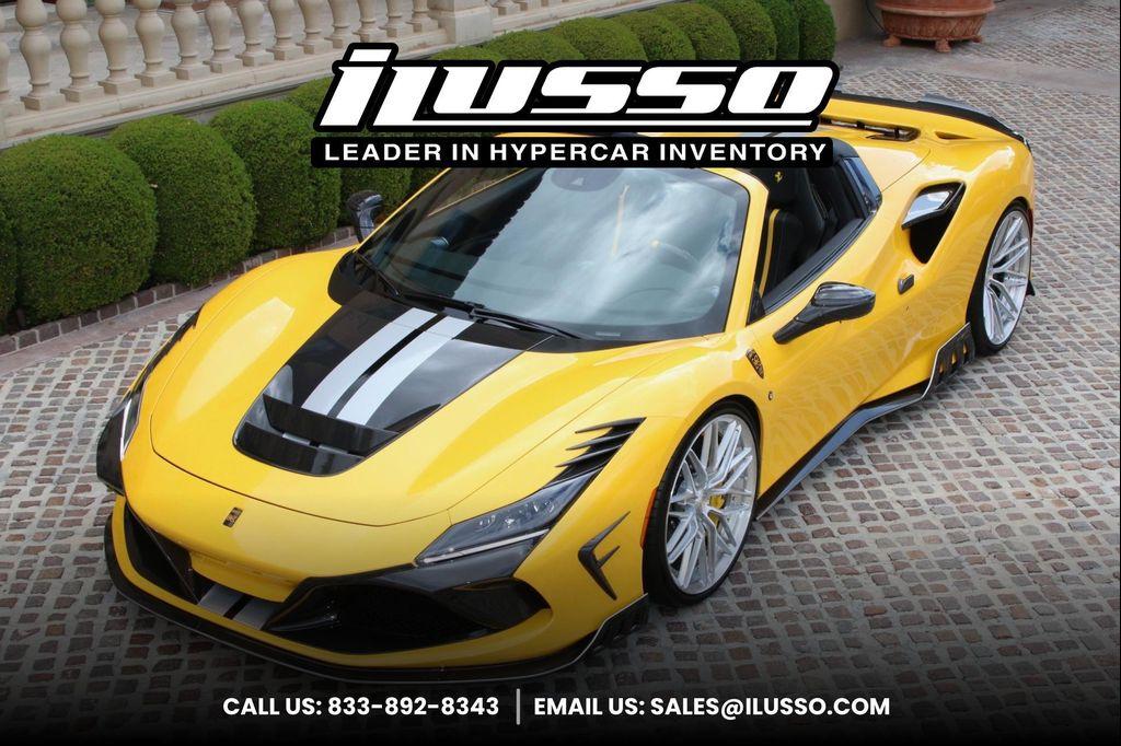 used 2021 Ferrari F8 Spider car, priced at $525,000