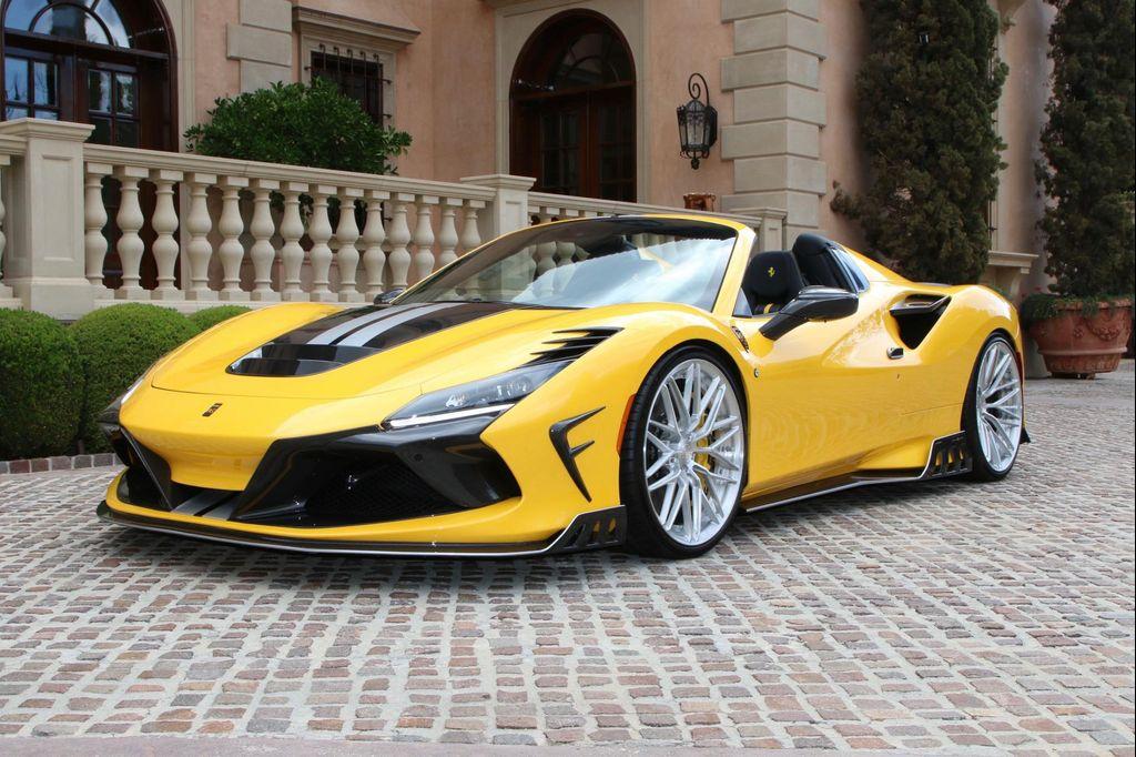 used 2021 Ferrari F8 Spider car, priced at $525,000