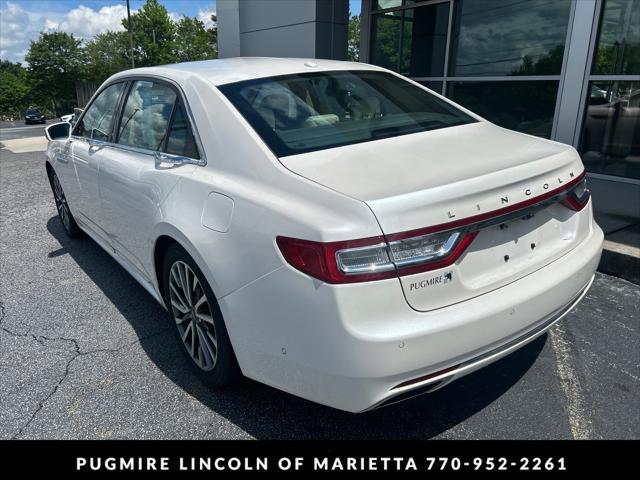 used 2017 Lincoln Continental car, priced at $19,995
