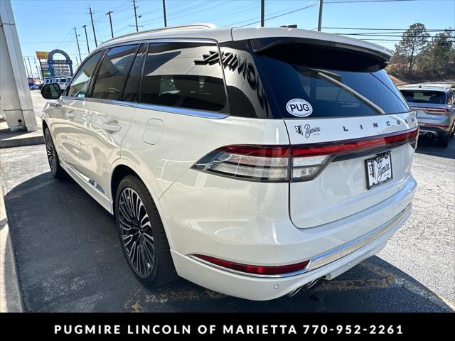 new 2025 Lincoln Aviator car, priced at $90,625