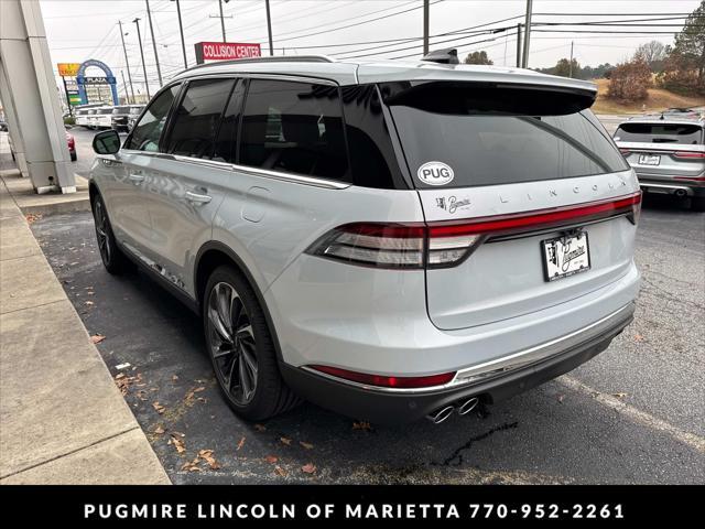 new 2025 Lincoln Aviator car, priced at $77,250