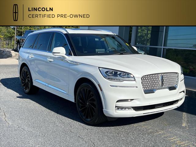 used 2021 Lincoln Aviator car, priced at $46,750