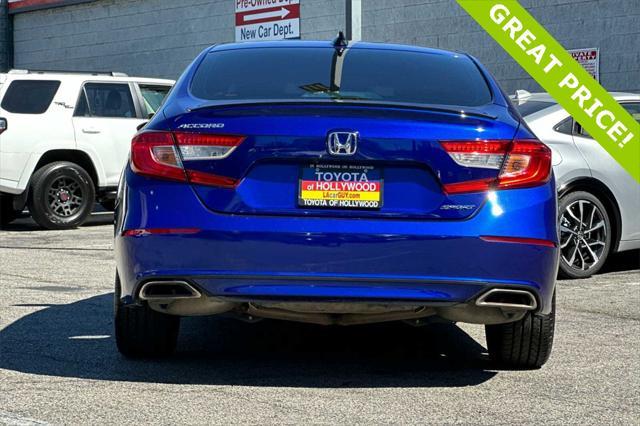 used 2021 Honda Accord car, priced at $18,949