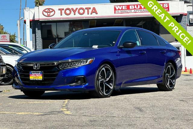 used 2021 Honda Accord car, priced at $18,949