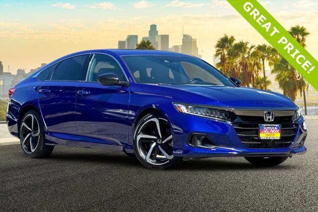 used 2021 Honda Accord car, priced at $18,949