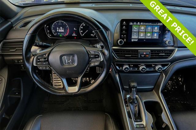 used 2021 Honda Accord car, priced at $18,949