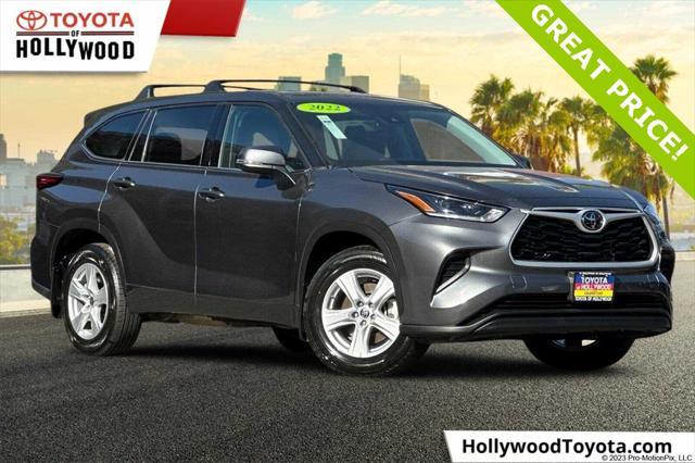 used 2022 Toyota Highlander car, priced at $29,977