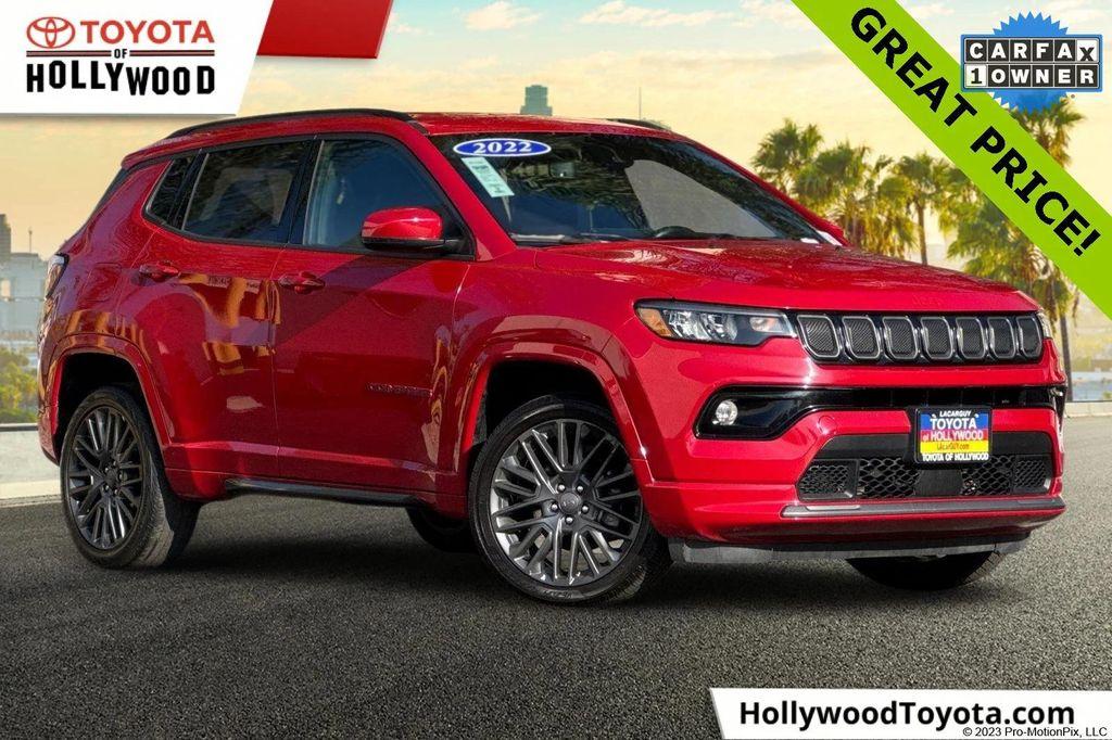 used 2022 Jeep Compass car, priced at $21,477