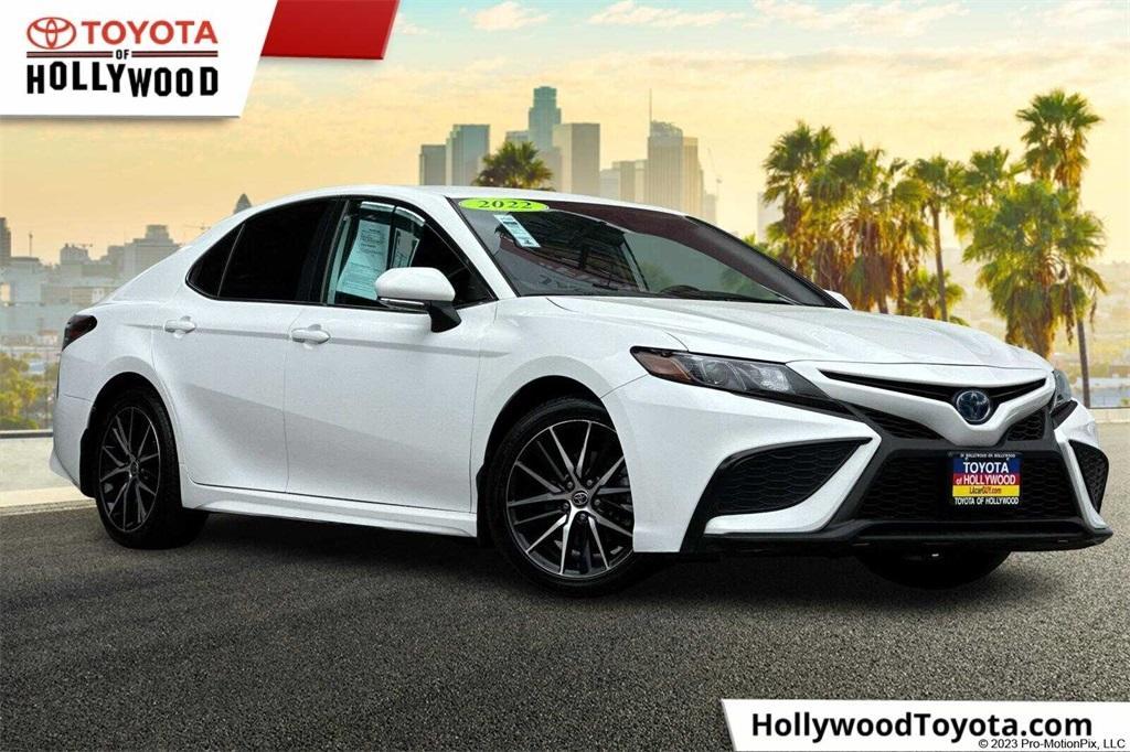 used 2022 Toyota Camry Hybrid car, priced at $25,550