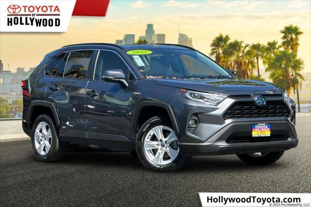 used 2021 Toyota RAV4 Hybrid car, priced at $24,277