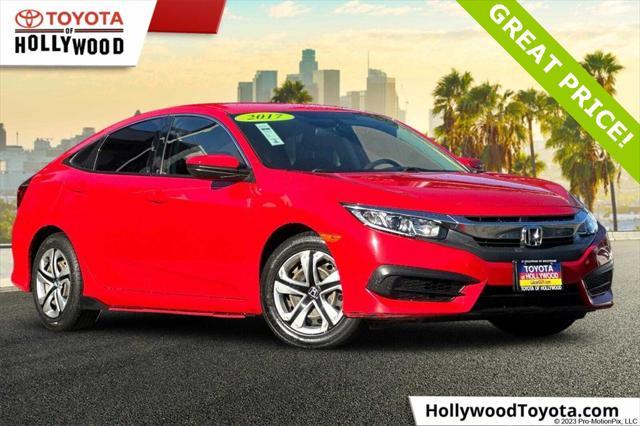 used 2017 Honda Civic car, priced at $15,995