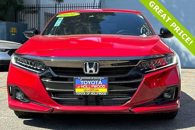 used 2021 Honda Accord car, priced at $23,985